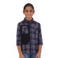 Pamkids Juniors/Kids Casual Check Shirt With Double Side Pocket